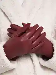 Бордовый перчатки сезонные из натуральной кожи