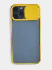 Желтый чехол с защитой камеры для Iphone 12, 12pro, 12 pro max, 11 про макс