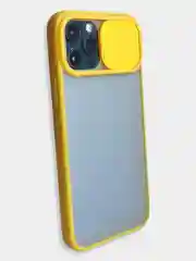 Желтый чехол с защитой камеры для Iphone 12, 12pro, 12 pro max, 11 про макс