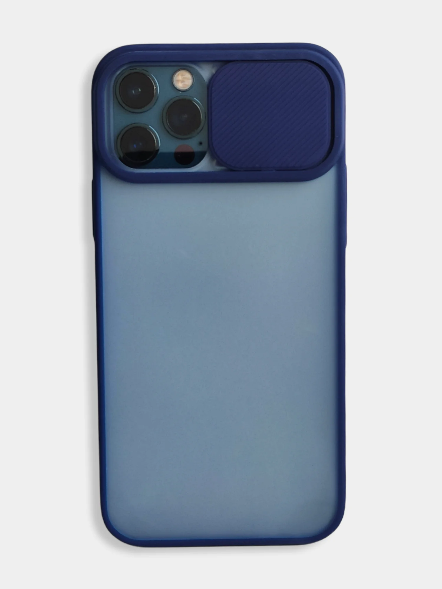 Индиго чехол с защитой камеры для Iphone 12, 12pro, 12 pro max, 11 про макс