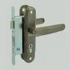 Замок врезной с ручками Зенит , бронза, 4 ключа