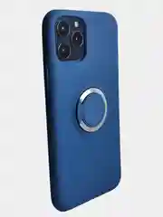 Индиго чехол накладка однотонный с кольцом и без для iphone 11 pro max xr xs xs max 7+ 8 plus 6s