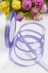 Фиолетовый лента атласная, 0,6 см х 23 м, разные цвета