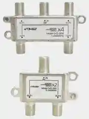 Делитель ТВ сигнала, сплиттер с пропуском питания 5-2400 MHz