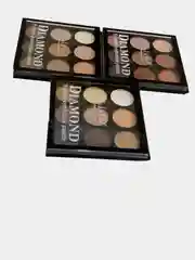 Бежевый тени для век DIAMOND Eyeshadow Palette  DoDo Girl, 9 оттенков