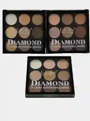Бежевый тени для век DIAMOND Eyeshadow Palette  DoDo Girl, 9 оттенков