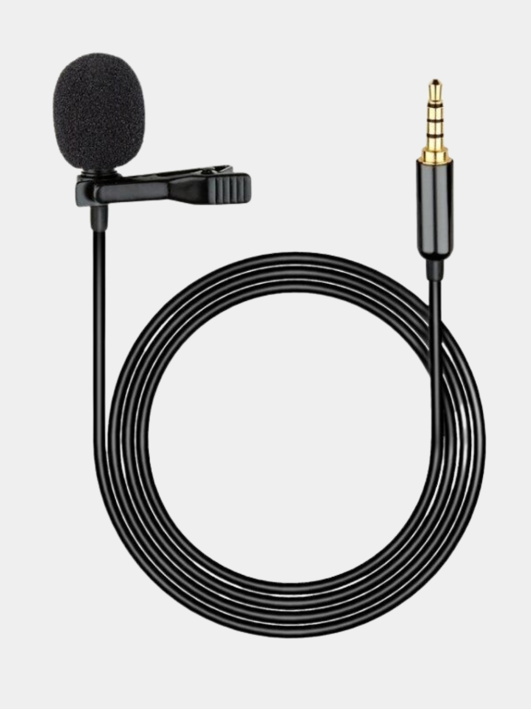 Петличный мини микрофон AUX ML-01 с разъёмом mic jack 3.5 мм купить по цене  430 ₽ в интернет-магазине Магнит Маркет