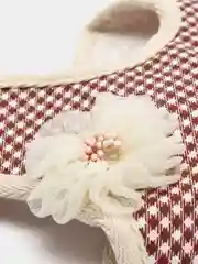 Розовый шлейка для кошек и собак