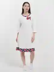 Белый платье женское домашнее, хоум стайл, платье-туника, домашняя одежда