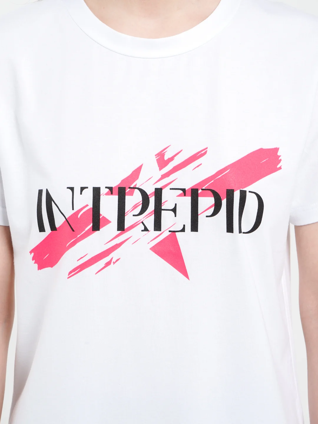 Белый футболка INTREPID Белый