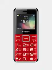 Красный телефон teXet TM-B319