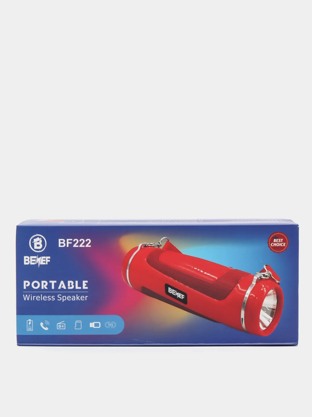 Синий портативная колонка BENEF BF-222