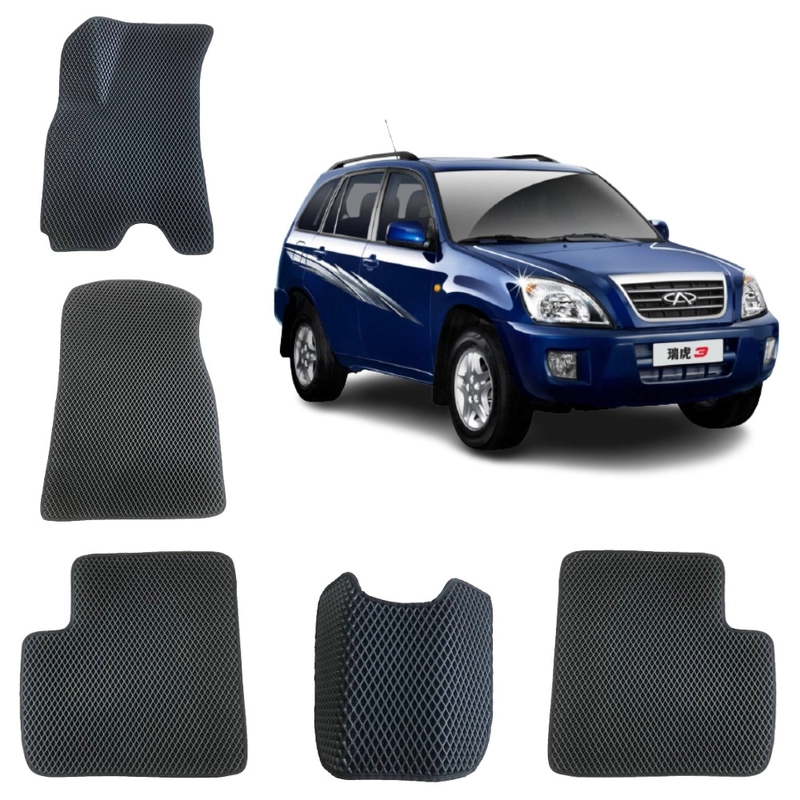 Автомобильные EVA-коврики 3D для Chery Tigo 1 поколения