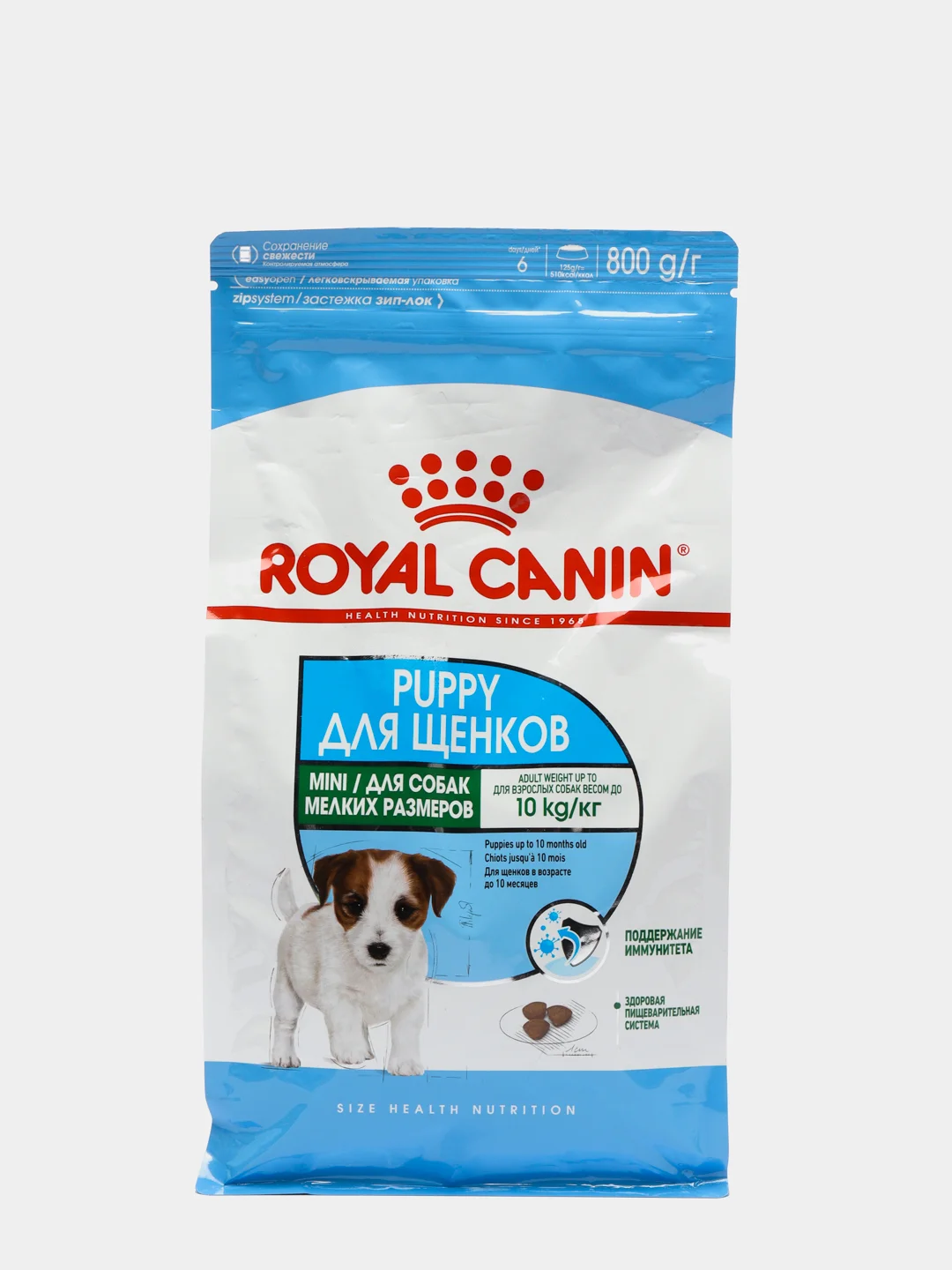 Корм Royal Canin для щенков малых пород: 2-10 мес. , Mini Puppy 800гр