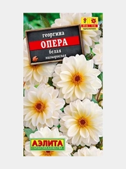 Семена Георгина  Опера  белая низкорослая