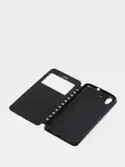 Черный чехол книжка Huawei Y6II