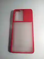 Красный чехол  XIAOMI 11T / XIAOMI 11T PRO с защитой камеры, раздвижное окно