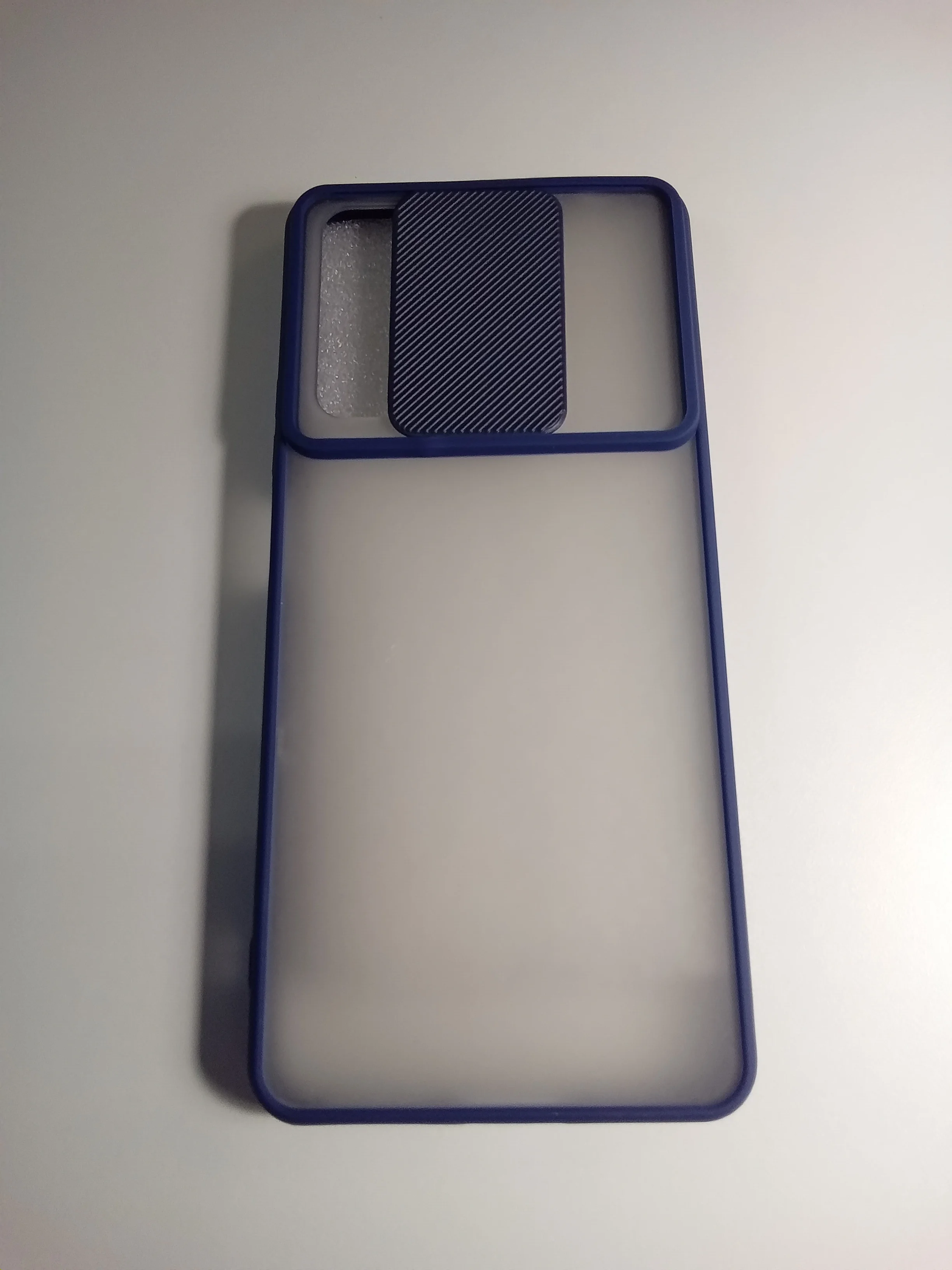 Синий чехол  XIAOMI 11T / XIAOMI 11T PRO с защитой камеры, раздвижное окно