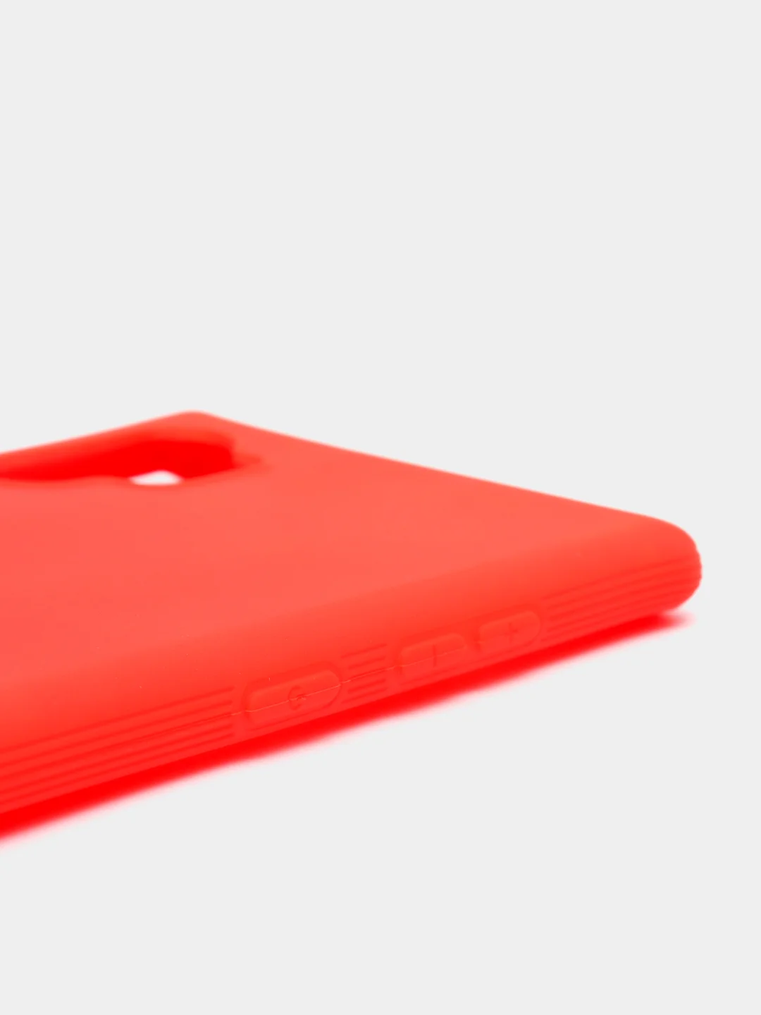 Алый чехол Samsung Note 10 Plus / Note 10 pro с бархатом внутри