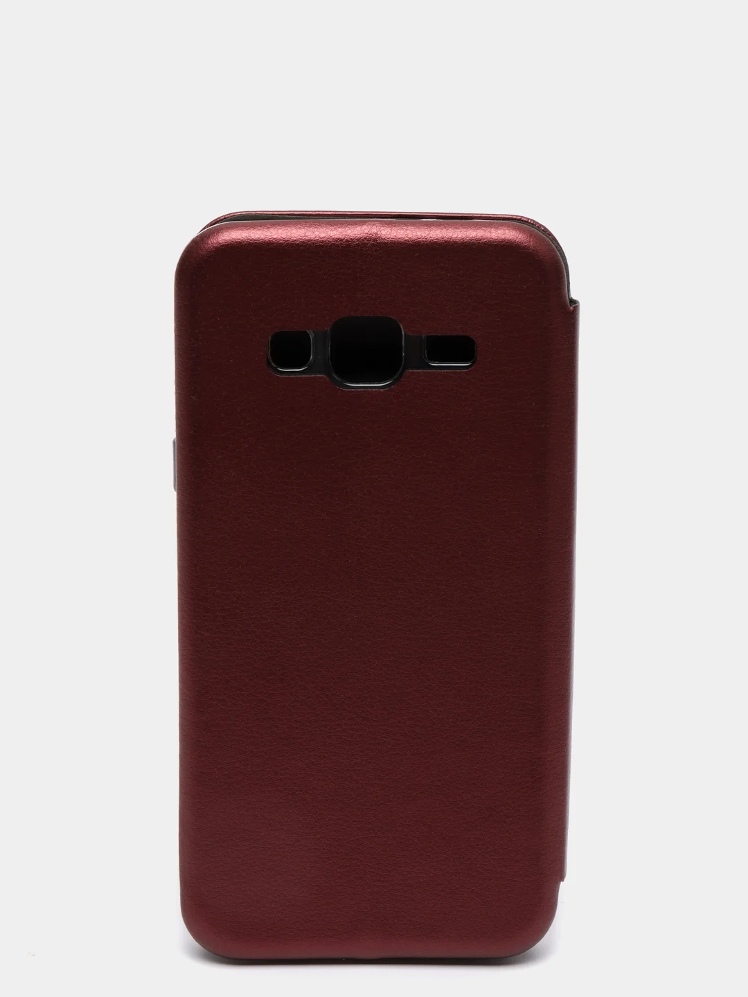 Бордовый чехол книжка  Samsung J3 2016, J310