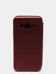 Бордовый чехол книжка  Samsung J3 2016, J310