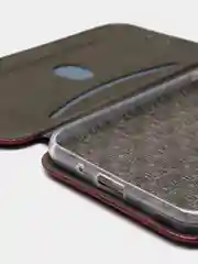 Бордовый чехол книжка  Samsung J3 2016, J310
