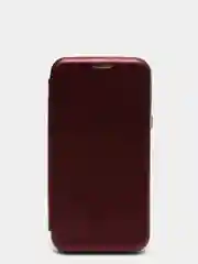 Бордовый чехол книжка  Samsung J3 2016, J310