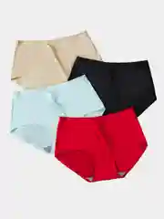 Трусы женские бесшовные, слипы, базовые