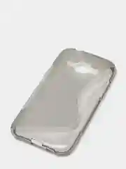 Тёмно-серый чехол силиконовый Samsung J1 2015