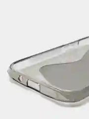 Тёмно-серый чехол силиконовый Samsung J1 2015
