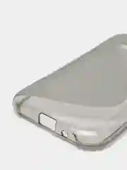 Тёмно-серый чехол силиконовый Samsung J1 2015