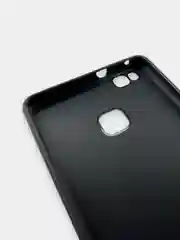 Черный чехол Huawei P9 Lite, Хуавей П9 Лайт, черный силиконовый