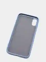 Синий меланж чехол для iPhone, кремовые цвета, мягкий внутри