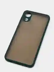 Чехол для Samsung A03 Core с защитой камеры и с бархатом внутри