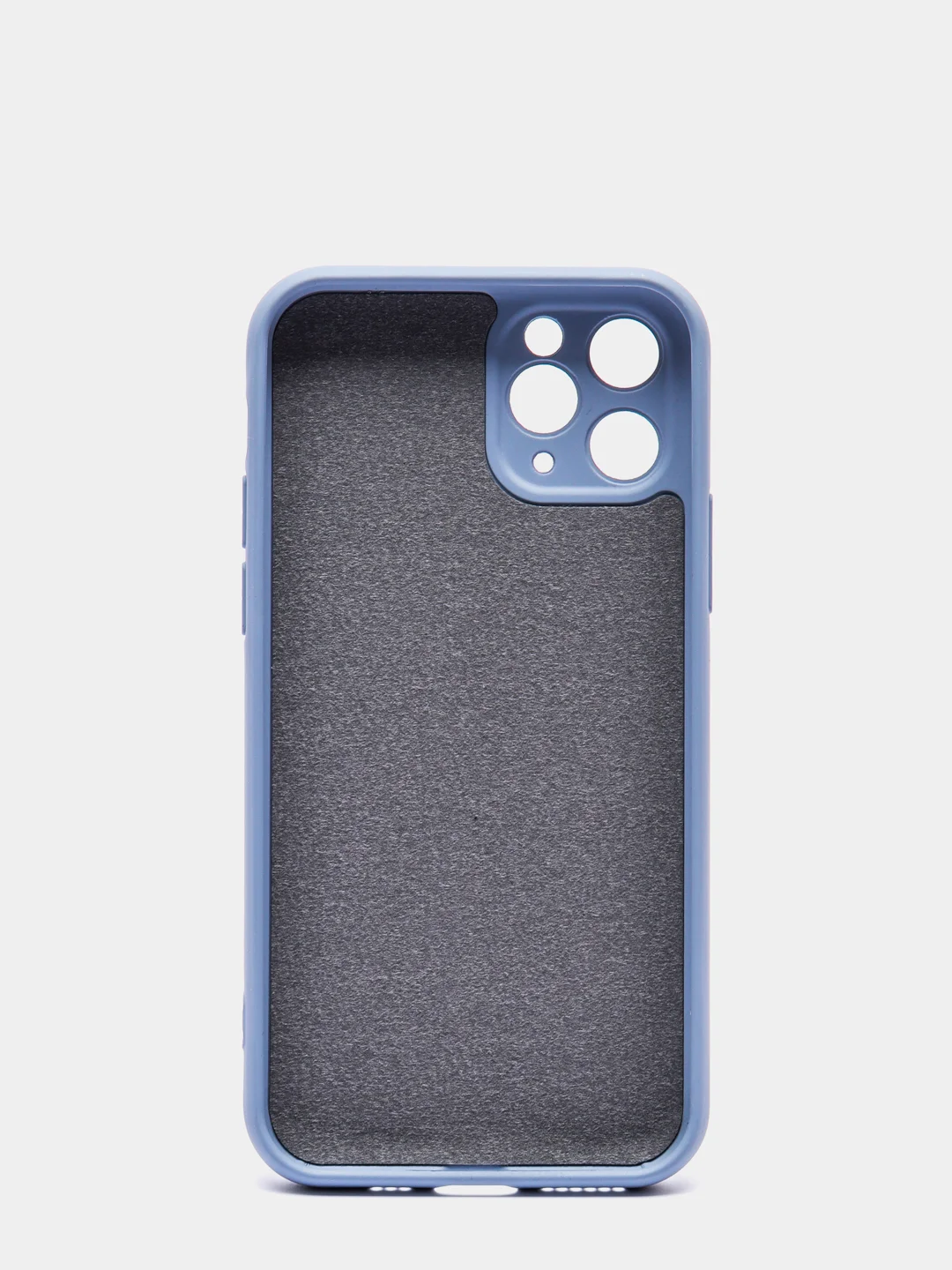 Синий меланж чехол для iPhone, кремовые цвета, мягкий внутри