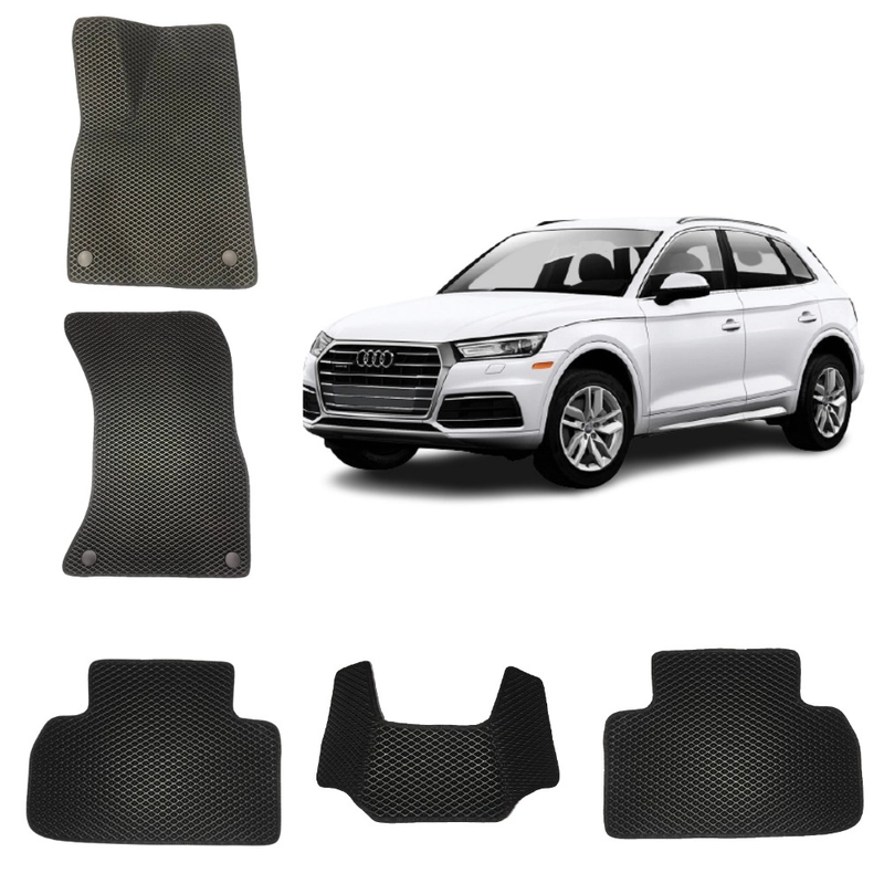 3-D Автомобильные Eva коврики в салон для Audi Q5 FY /Ауди Ку 5 (2 поколение)
