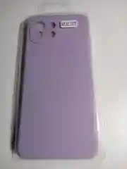 Лавандовый чехол Xiaomi Mi 11 Lite c защитой камеры и бархатом внутри