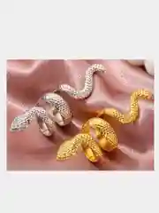 Кольцо массивное Змея