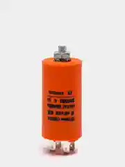 Конденсатор пусковой CBB60, 6uF 450V клеммы + болт