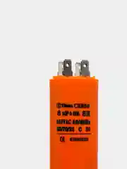 Конденсатор пусковой CBB60, 6uF 450V клеммы + болт