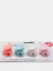 Белый держатель-накладка для защиты кабеля с присоской, 4шт