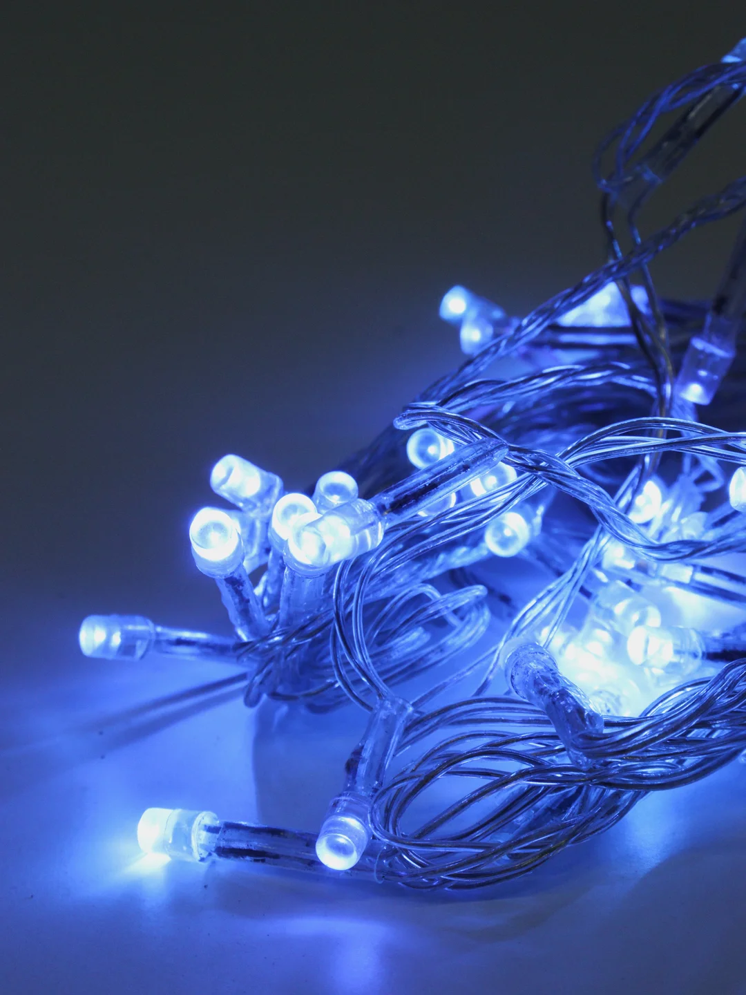 Лазурный гирлянда синяя зеленая белая Новогодняя 4м, LED светодиодная, синий и зеленый свет на елку