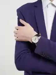 Серебряный мужские кварцевые часы