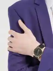 Черный мужские кварцевые часы