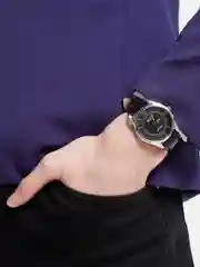 Угольный мужские кварцевые часы