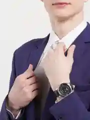 Угольный мужские кварцевые часы