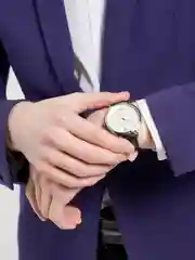 Серебряный мужские кварцевые часы