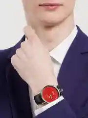 Вишнёвый мужские кварцевые часы