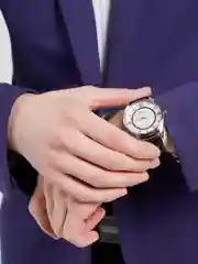 Серебряный мужские кварцевые часы