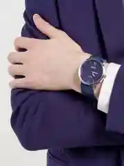 Синий мужские кварцевые часы